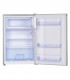 Réfrigérateur frigo table top, gris, silver, sous plan, porte ouverte