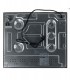 BELDEKO - Plaque de cuisson Gaz verre noir 4 foyers - Gaz ville et bouteille - grilles en fonte - 8000 Watts