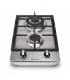 PLAQUE DE CUISSON GAZ DOMINO - INOX & FONTE - 5200 Watts| BELDEKO