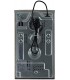 Plaque de cuisson gaz 2 foyers double couronne BELDEKO, Verre beige et fonte, 5200 watts — face arrière