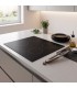 Plaque Induction Encastrable 4 Zones 7200W BELDEKO, Verre Noir MAT, 4 Boosters, Slider Tactile, Pause