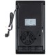 Plaque Induction Encastrable 2 Zones Flex Bridge 3500W BELDEKO, Verre Noir Mat Antirayure, Booster, Prise