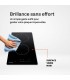 Plaque Induction Encastrable 2 Zones 3800W - Verre Noir - Booster - Prise