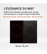 induction verre noir mat antirayure