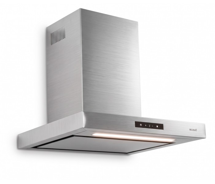 Hotte box 60 cm inox puissante eclairage led silencieuse