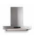 Hotte box 60 cm inox puissante eclairage led silencieuse