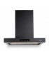 Hotte box noir 60 cm gestuelle puissante silencieuse Beldeko