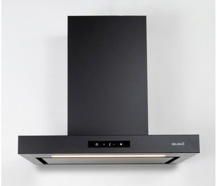 Hotte box noir 60 cm gestuelle puissante silencieuse Beldeko