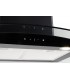 HOTTE DECORATIVE MURALE 90 CM - VERRE ET NOIR - 850 M3/H - MOTEUR BRUSHLESS A+++ COMMANDE TACTILE ET GESTUELLE - BELDEKO