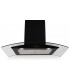 HOTTE DECORATIVE MURALE 90 CM - VERRE ET NOIR - 850 M3/H - MOTEUR BRUSHLESS A+++ COMMANDE TACTILE ET GESTUELLE - BELDEKO