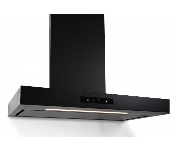 Hotte box noir 60 cm gestuelle puissante silencieuse Beldeko