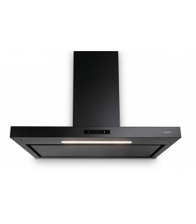 Hotte box noir 60 cm gestuelle puissante silencieuse Beldeko