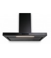 Hotte aspirante BOX NOIR BELDEKO 90 cm, commande gestuelle, 858 m³/h, 4 vitesses, éclairage LED, A+++