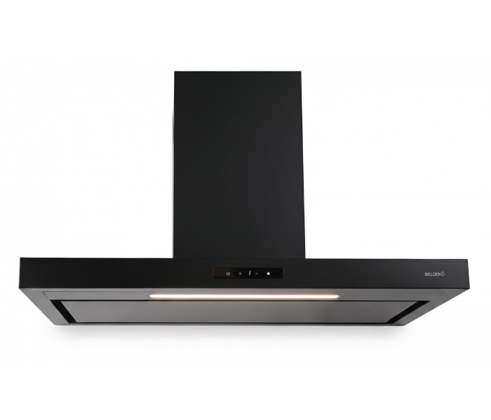 Hotte box noir 60 cm gestuelle puissante silencieuse Beldeko