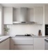 Hotte 90 cm box inox eclairage puissant a+++ pose murale