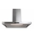 Hotte 90 cm box inox eclairage puissant a+++ ruban led