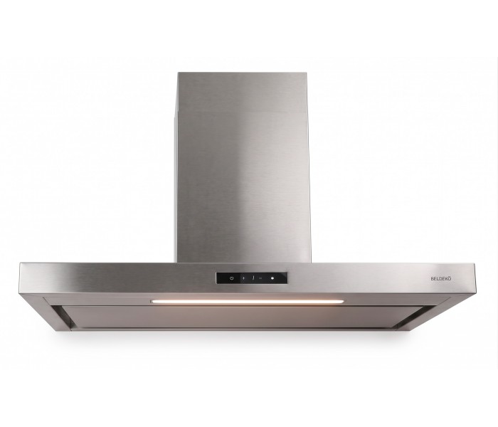 Hotte 90 cm box inox eclairage puissant a+++