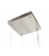 hotte ilots suspendu, Inox, ronde, eclairage puissant, telecommande